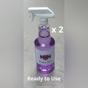 Dragon Juice all natural Liquid soap
2 - 32oz spray containers (1/2 gal total)
